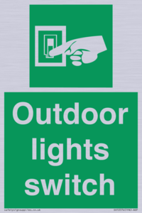 Outdoor lights switch